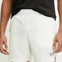 Kraťasy EA7 Emporio Armani pánské, béžová barva, AF14581.7M000169