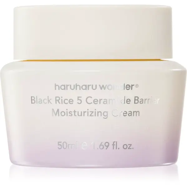Haruharu Wonder Black Rice 5 Ceramide Barrier Moisturizing Cream intenzivně vyživující krém pro obnovu kožní bariéry 50 ml