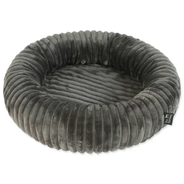 Dog Fantasy Pelech Stripe kulatý šedivý 60cm