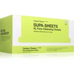 Carbon Theory Supa-Sheets XL Facial Cleansing Towels čisticí a odličovací ubrousky 50 ks