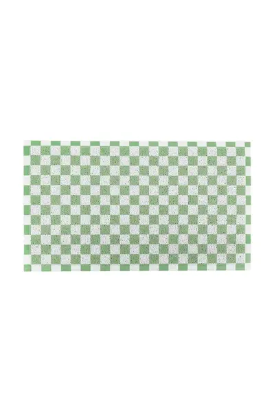 Rohožka Artsy Doormats Green Check