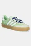 Kožené tenisky adidas Originals Sambae W zelená barva, JI2738