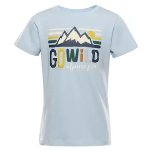 Dětské bavlněné triko alpine pro dorgo modrá 164-170