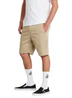 Volcom pánské kraťasy Frickin Mdrn Stch 19 Khaki | Písková | Velikost 32