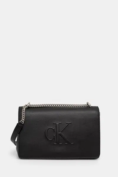 Kabelka Calvin Klein Jeans černá barva, LV04K3035G