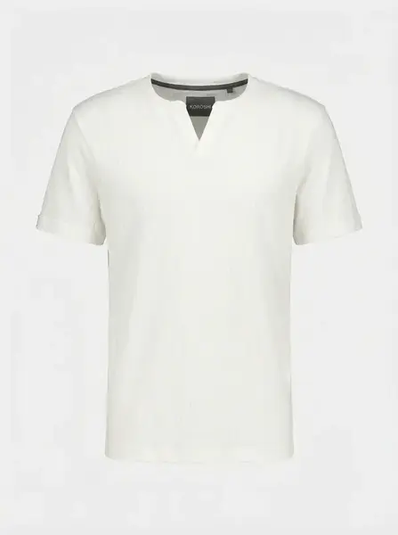 KOROSHI Tričko  šedobiela