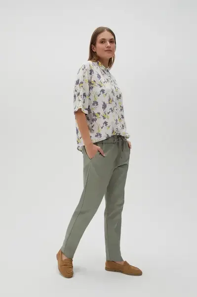 Marisse Women's Trousers L-Sp-4614 Olive
