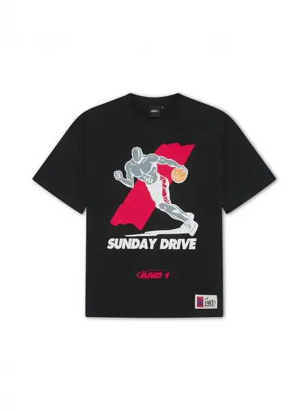 AND1 Tričko  čierna