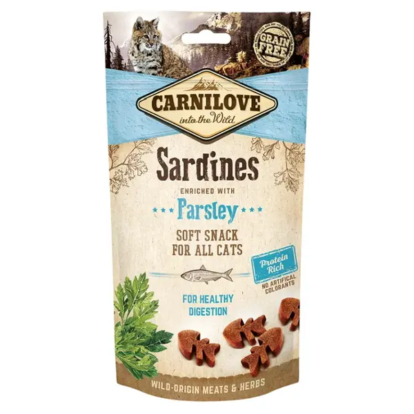 CARNILOVE Cat Semi Moist Snack Sardine&Parsley 50 g