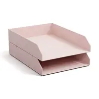 Organizér dokumentů Bigso Box of Sweden 2-pack růžová barva