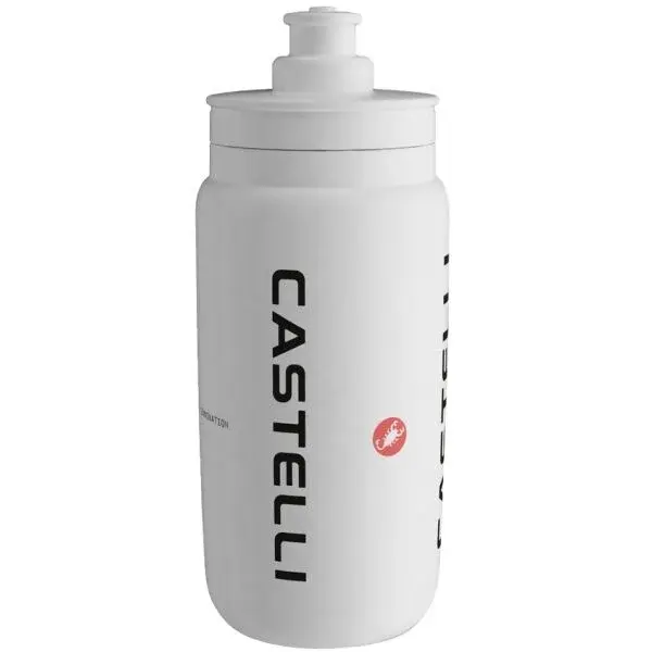 Castelli LOGO BOTTLE Cyklistická fľaša, biela, veľkosť