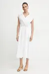 Šaty Marella RIVERA bílá barva, midi, 2513221052200