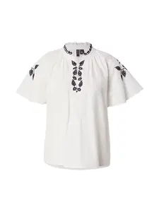 VERO MODA Blúzka 'VMQUINN'  čierna / biela