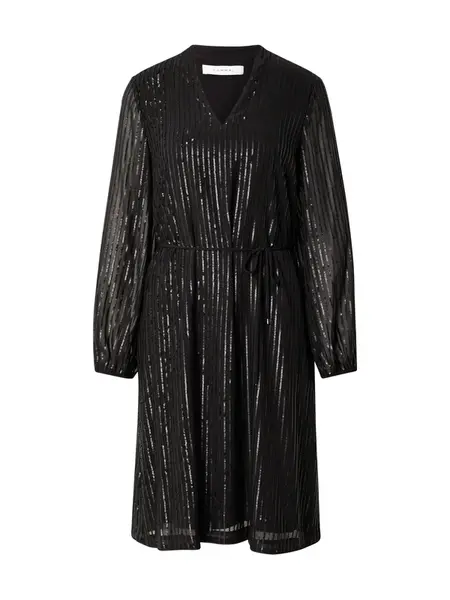 COMMA Kokteilové šaty  čierna