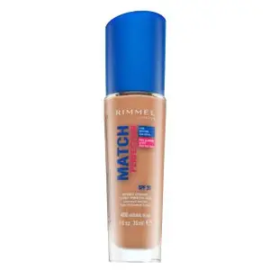 Rimmel London Match Perfection 24HR SPF20 Foundation tekutý make-up pre zjednotenú a rozjasnenú pleť 400 Natural Beige 30 ml