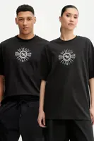 Bavlněné tričko Puma PUMA x HARRY POTTER černá barva, s potiskem, 630092