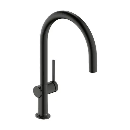 Hansgrohe Talis drezová batéria s otočným ramienkom kartáčovaný čierny chróm 72804340