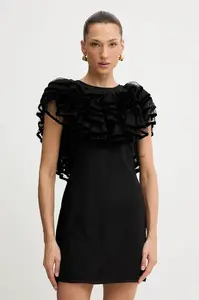 Šaty s příměsí hedvábí Twinset