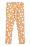 Dětské bavlněné legíny Liewood Marie Printed Leggings oranžová barva, LW19959