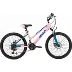 Odlehčené juniorské kolo Olpran Talpa ALU 24" - model 2026 15" (135-155 cm) růžová/petrolejová