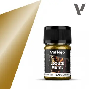 Barva Vallejo Liquid Gold 35ml – 795 Green Gold