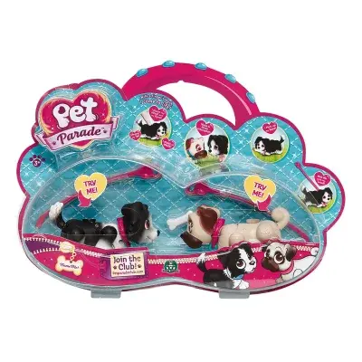 Pet Parade, 2ks - černo-bílý pejsek