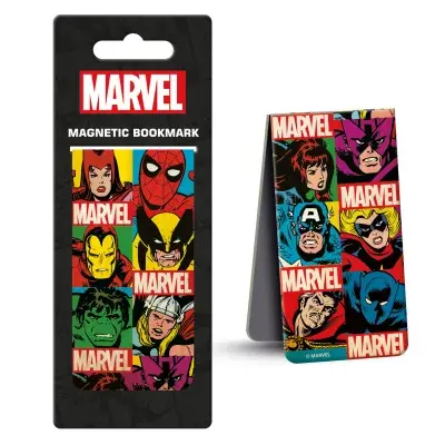 Marvel magnetická záložka Retro Grid
