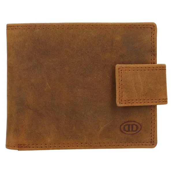 Pánská kožená peněženka DD Anekta Marlo - hnědá