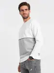 Ombre Men's OVERSIZE sweatshirt with contrasting color combination