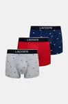 Lacoste přiléhavé boxerky pánské bavlněné s elastanem 3-pack