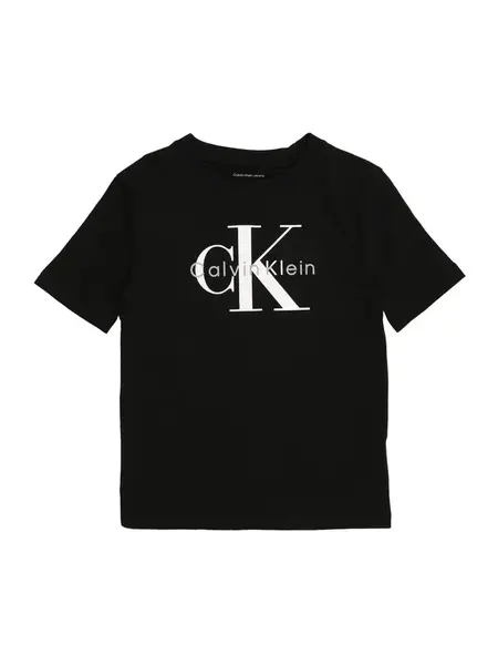 Calvin Klein Jeans Tričko  čierna / biela