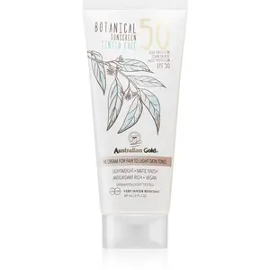 Australian Gold Botanical Tinted Face tónovací ochranný krém SPF 50 Fair To Light 88 ml
