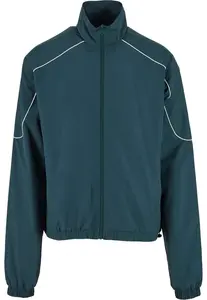 Urban Classics Prechodná bunda  tmavozelená / biela