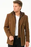K7532 DEWBERRY MEN'S COAT-PLAIN CAMEL
