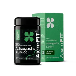 AjemFIT Ashwagandha KSM66® - 120 kapslí