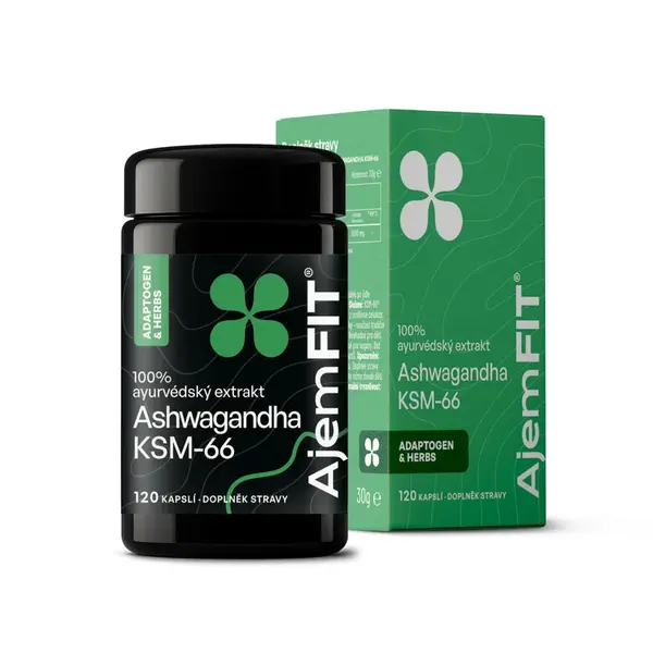 AjemFIT Ashwagandha KSM66® - 120 kapslí
