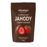 Allnature Mrazem sušené jahody v hořké čokoládě 100 g