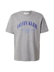 Calvin Klein Jeans Tričko '20S'  modrá / sivá melírovaná