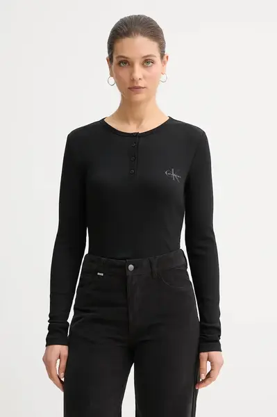 Tričko s dlhým rukávom Calvin Klein Jeans