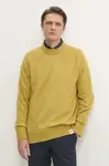 Sveter s prímesou vlny Calvin Klein Jeans