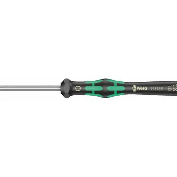 Wera 118186 Šroubovák TORX TX 10 HFx60 mm k použití v elektronice Kraftform Micro typ 2067