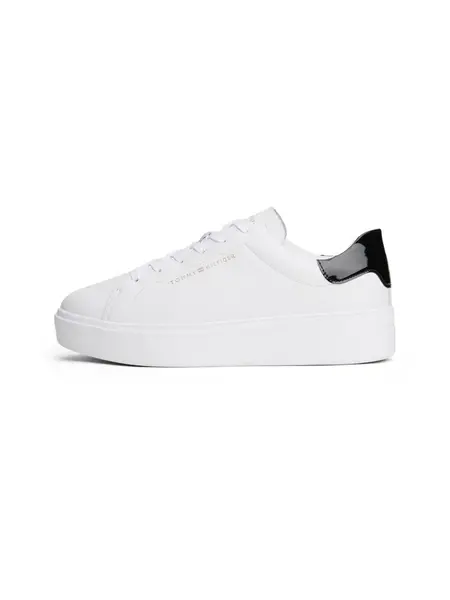TOMMY HILFIGER Nízke tenisky 'CHIC'  zlatá / čierna / biela