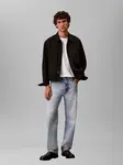 Calvin Klein Jeans Prechodná bunda  tmavohnedá