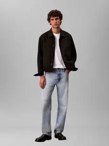 Calvin Klein Jeans Prechodná bunda  tmavohnedá