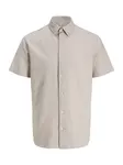 Jack & Jones Junior Košeľa 'JJEBreeze'  sivobéžová