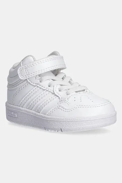 Dětské sneakers boty adidas Originals HOOPS 4.0 MID bílá barva, JI3490