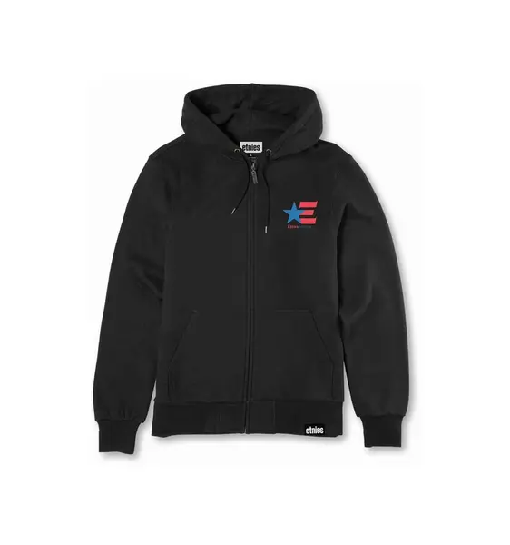 Etnies pánská mikina America Zip Up Black | Černá | Velikost XL