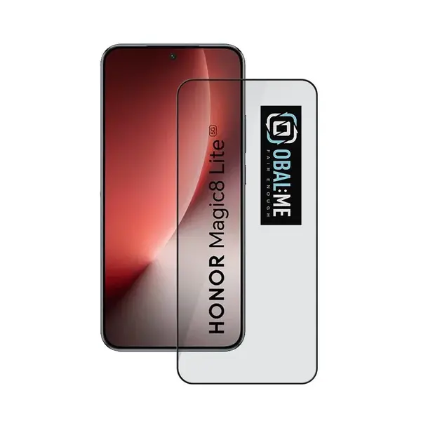 OBAL:ME 5D Tvrzené Sklo pro Honor Magic8 Lite, černé