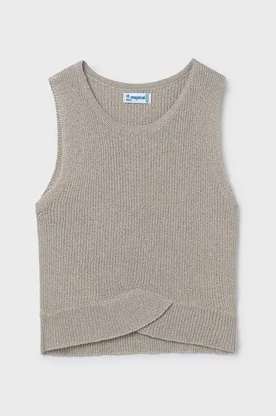 Dětský top Mayoral béžová barva, 6039