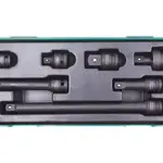 Sada úderových prodloužení a adaptérů, 7 kusů v kazetě - JONNESWAY S03A401SP